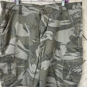 Wrangler Men’s Camouflage Cargo Shorts - Size 40